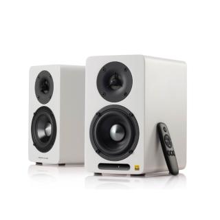 【AIRPULSE】A60 主動式藍牙喇叭 白色（電視電腦喇叭｜書架喇叭｜Hi-Res音質認證｜Sub out 重低音輸出）