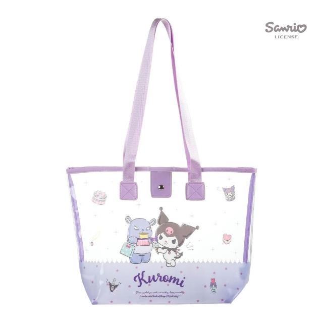 【SANRIO 三麗鷗】防水游泳包防水透明包瑜伽包補習袋才藝袋酷洛米美樂蒂大耳狗凱蒂貓聖誕禮