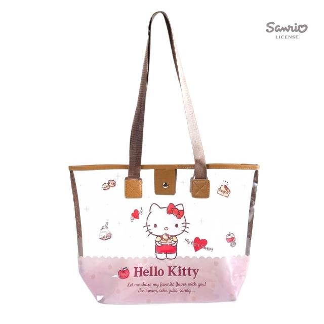 【SANRIO 三麗鷗】防水游泳包防水透明包瑜伽包補習袋才藝袋酷洛米美樂蒂大耳狗凱蒂貓聖誕禮