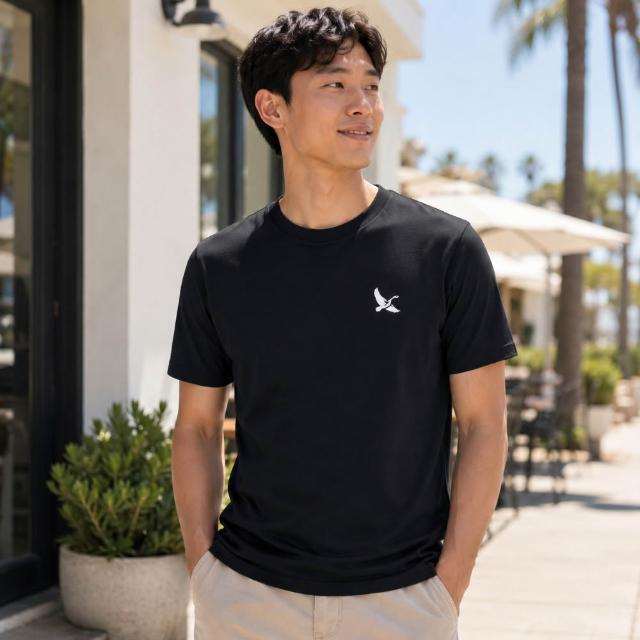 【Eddie Bauer】#年中慶限定 中性短袖純棉TEE-黑色 2TEA-121001