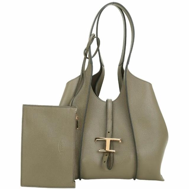 【TOD’S】TODS Timeless 小型 牛皮肩背托特包-多色可選(義大利手工皮革)