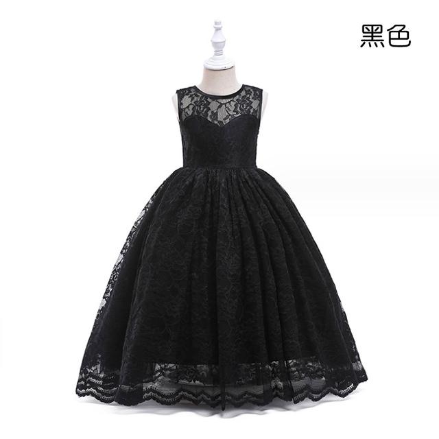 【橘魔法】浪漫蕾絲桃心領長禮服 兒童 童裝 女童 大童 洋裝 蓬蓬裙 紗裙 畢業 表演 攝影 花童 全家福 婚禮