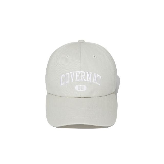 【COVERNAT】(舒適版型)拱形Logo棒球帽(ACC帽子 SOOBIN同款 米白/藍/海軍藍/紅/豹紋色)