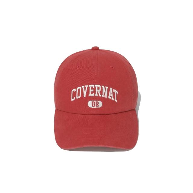 【COVERNAT】(舒適版型)拱形Logo棒球帽(ACC帽子 SOOBIN同款 米白/藍/海軍藍/紅/豹紋色)