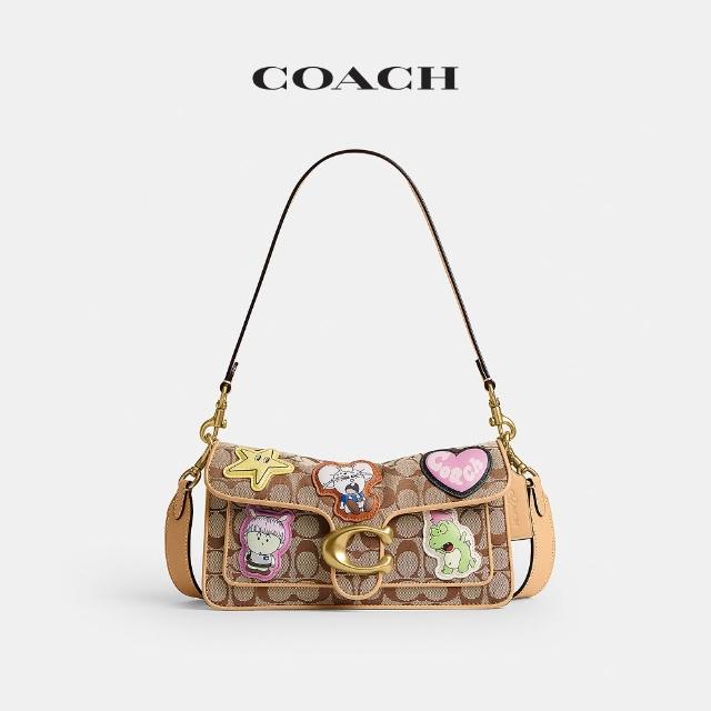 【COACH】蔻馳官方直營 BRAIN DEAD TABBY 貼飾 SOFT 26單肩手袋 單肩包-2色任選(CEO07/CEO08)