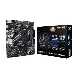 【ASUS 華碩】PRIME B550M-K ARGB-CSM 主機板