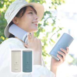 【Peacock 日本孔雀】ICE PACK 戶外急速降溫 消暑神器 大容量 不鏽鋼杯+涼感冰柱 300ml鋼杯