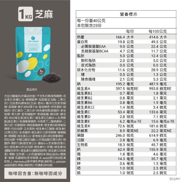 【THE VEGAN 樂維根】經典植物優蛋白 2組入 1KG/袋(優蛋白.高蛋白.蛋白粉.台灣製造.全素)