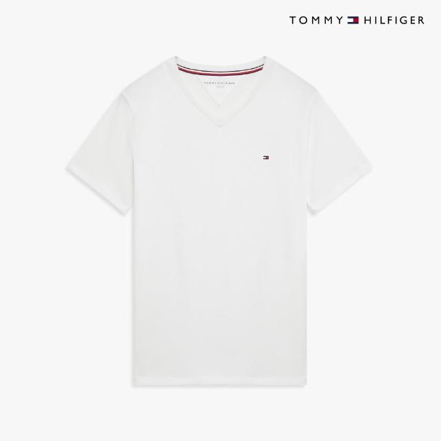 【TOMMY HILFIGER】官方旗艦館 男女短t 夏季T恤 圓領 V領