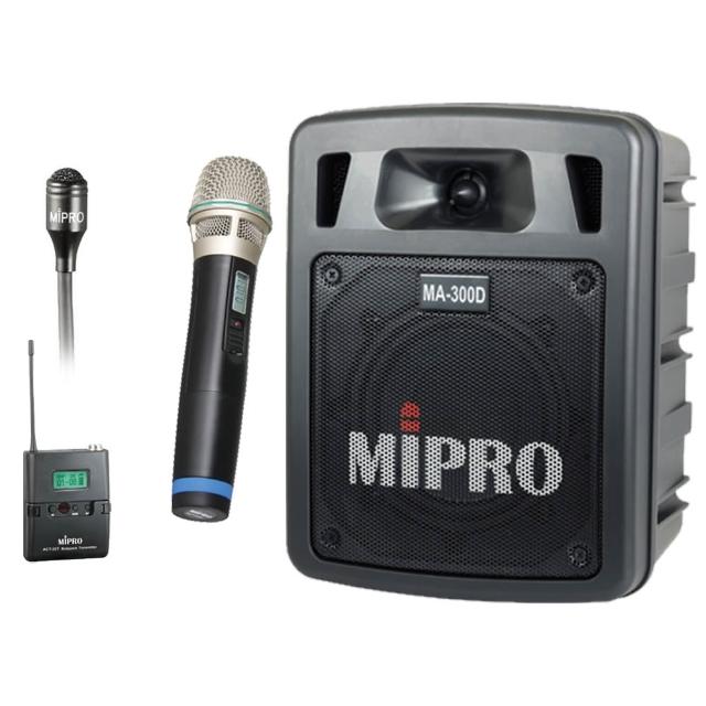 【MIPRO】MA-300D二代UHF雙頻道迷你藍芽無線擴音器