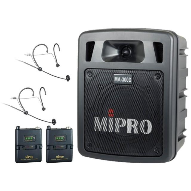 【MIPRO】MA-300D二代5.8GHz雙頻道迷你藍芽無線擴音器