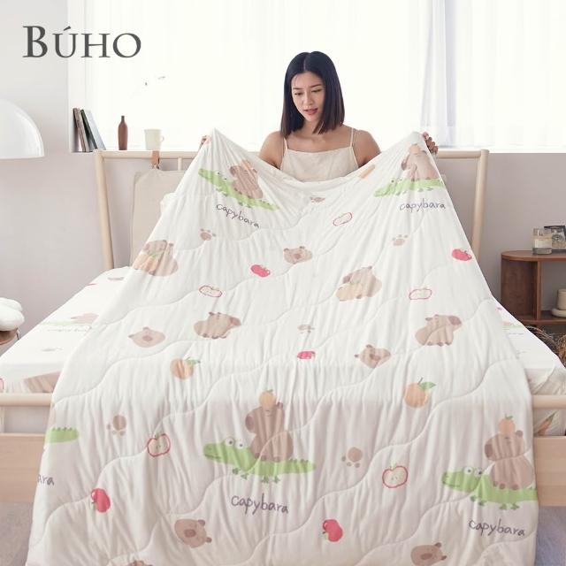 【BUHO 布歐】買一送一  零度冰眠紗｜獨家花款-涼感床包枕套組(單/雙/加大)(多款任選)