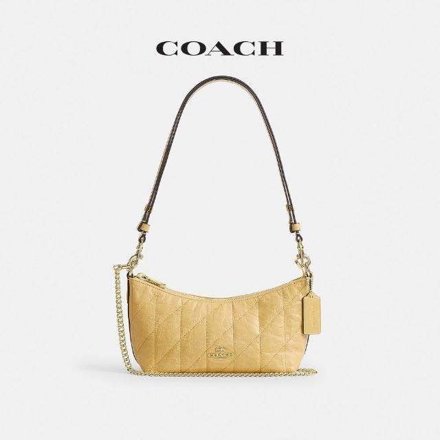 【COACH】蔻馳官方直營 CAITLIN 絎縫單肩手袋 肩背包 斜背包-多色任選(CDZ88)