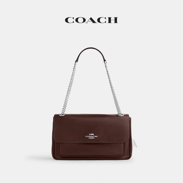 【COACH】蔻馳官方直營 ELODIE 絎縫斜背手袋 斜背包-多款任選(CCZ62/CCF09)