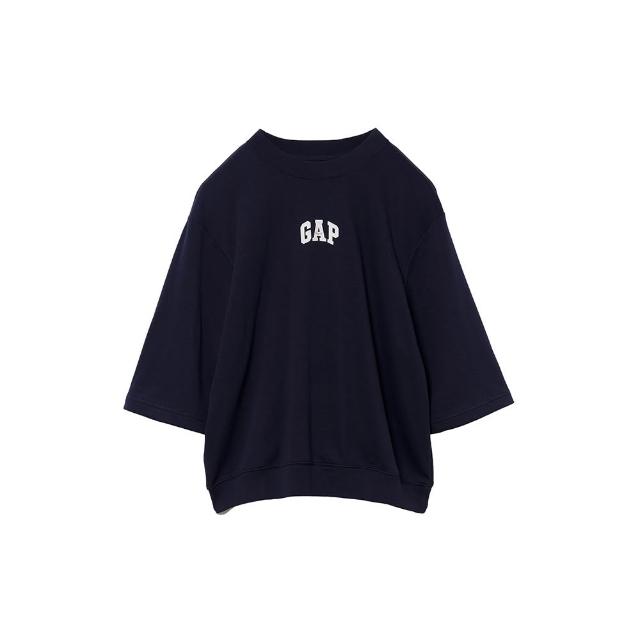 【GAP】男裝 寬版法式毛圈布短版T恤-多款任選(894498&898685&898684)