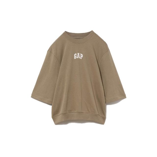 【GAP】男裝 寬版法式毛圈布短版T恤-多款任選(894498&898685&898684)