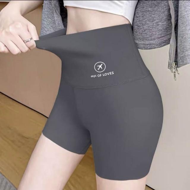 【巴黎精品】現貨限搶 無痕安全褲高腰平口瑜珈褲涼感防走光女內褲內搭短褲大尺碼女裝(提臀多款t1t2a4 A)S