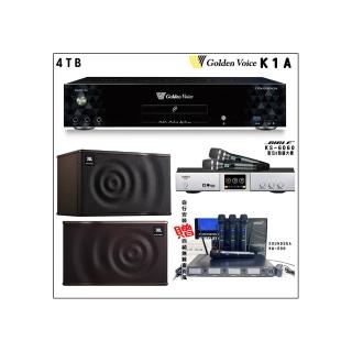【金嗓】卡拉OK套組 K1A 卡拉OK點歌伴唱機4TB+BIBLE KS-6060+JBL MK10