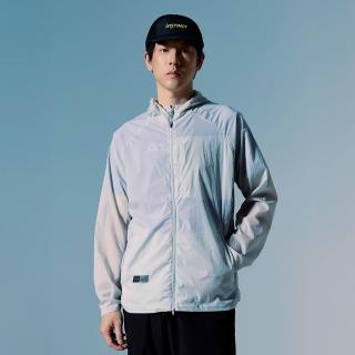 【ADISI】男輕肌感超撥水抗風透氣野跑連帽外套-可自體收納 AJ2611075｜UPF30+ 輕量 彈性 防潑水 跑步外套