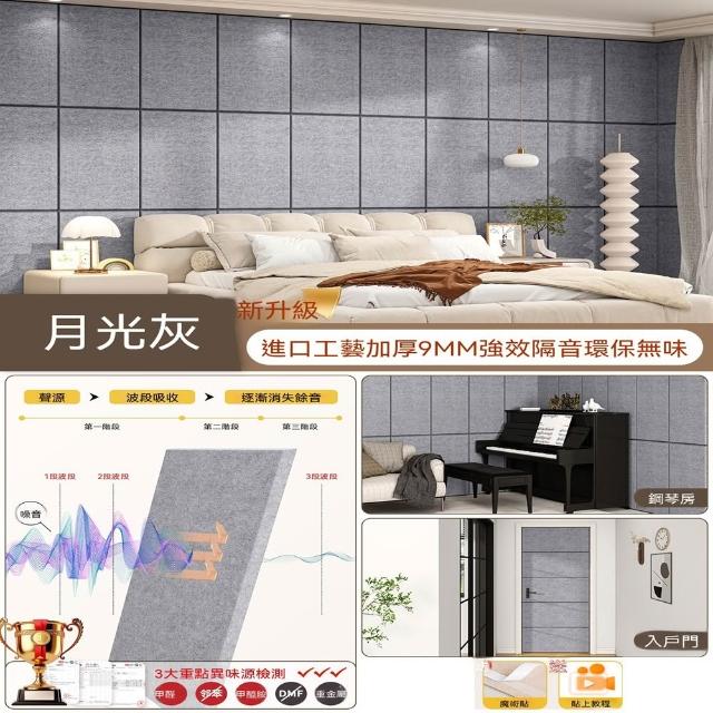 悅家家 超強隔音門貼 牆面貼隔音氈 臥室門隔音棉 門用吸音棉 隔音板（環保無味）預購12天