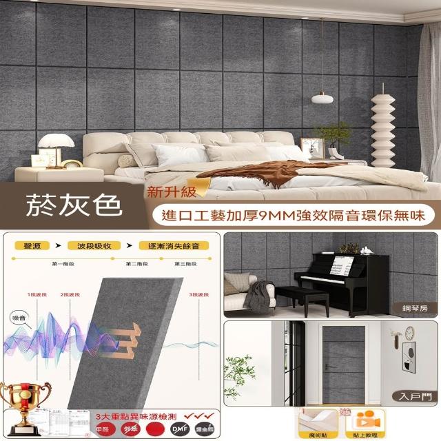 悅家家 超強隔音門貼 牆面貼隔音氈 臥室門隔音棉 門用吸音棉 隔音板（環保無味）預購12天