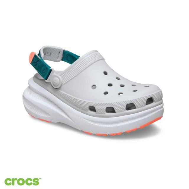 【Crocs】中性鞋 新系列 拼色動感泡芙 厚底克駱格(214096)