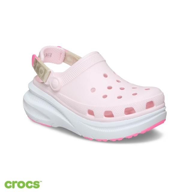 【Crocs】中性鞋 新系列 拼色動感泡芙 厚底克駱格(214096)