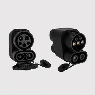 【EVOLUX 綠行家】CCS1 to CCS2 電動車充電轉接頭 美規轉歐規 快充+慢充 充電槍轉接(J1772 to TYPE2)