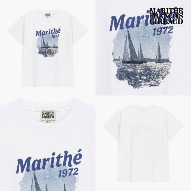 【MARITHE FRANCOIS GIRBAUD】官方旗艦 高允貞同款透氣涼感渡假風印花短袖上衣(多款任選)