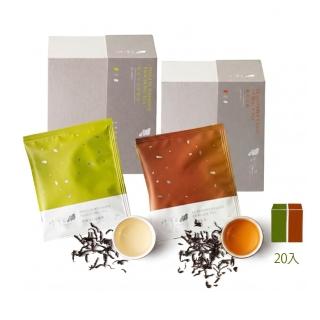【PINGNA DAY 坪常日】坪林文山包種茶/蟬追蜜香紅茶包4gx10包x2盒(共20包入)