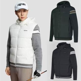 【HONMA 本間高爾夫】男仕羽絨95%鵝絨保暖外套 25FW 日本高爾夫品牌(L-XXL黑色HMLD121R112)