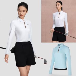 【HONMA 本間高爾夫】女款長短袖polo衫 運動機能服 25FW 日本高爾夫品牌(XS-L白/藍HWLQ705R605)