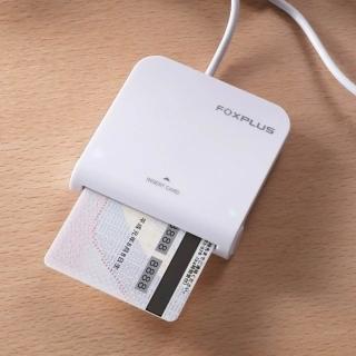 FOXPLUS 晶片讀卡機 Type-C/USB雙介面 兩年保固日本設計台灣製造免驅動 健保卡報稅自然人工商憑證