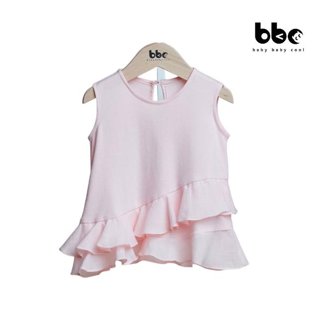 【baby baby cool】日本有機棉 女童短袖上衣 T恤 背心 無袖上衣  (有機棉童裝 bbc童裝 嬰幼童裝 童裝)