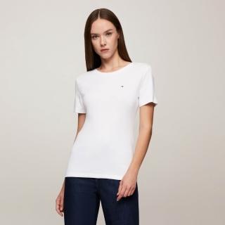 【TOMMY HILFIGER】VIP限定 官方旗艦館 旗幟刺繡圓領 T 恤_裸色