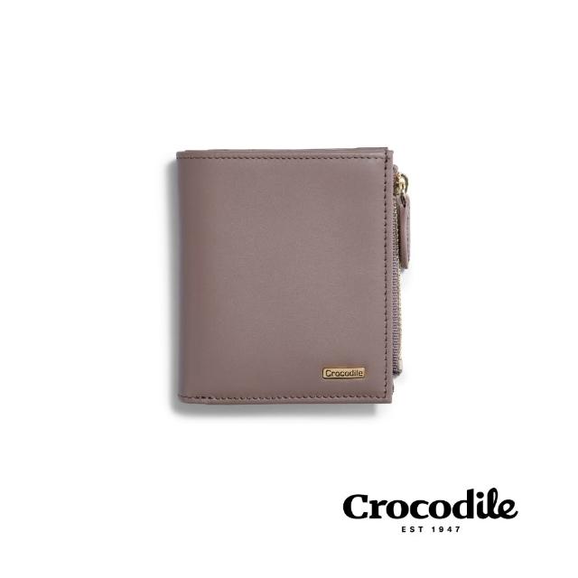 【Crocodile】小皮夾 男生錢包 薄短夾 情人節禮物推薦  植鞣革 Boston 0103-11716/26-鱷魚