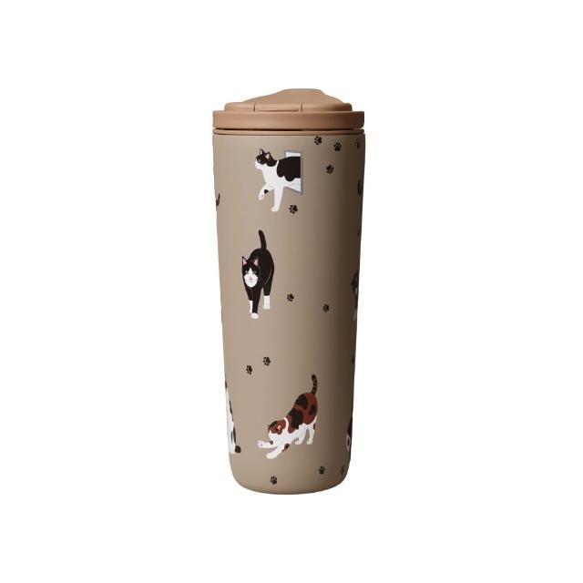 【Titanium 鈦造】純鈦跳跳杯 跳跳愛畫畫 毛小孩日常系列 800ml (鈦保溫杯 台灣鈦杯 環保杯 隨行杯)