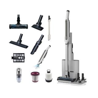 【Shark】限量A級福利品CS150 EVOPOWER Std+自動集塵無線吸塵器(輕量 抗纏結 HEPA濾網 寵物毛 車用 手持)
