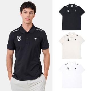【LE COQ SPORTIF 公雞】冰涼紗短袖POLO衫 男款 3色 LWY21044