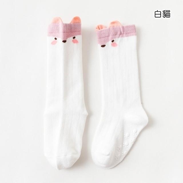 【橘魔法】可愛動物防滑點膠長筒襪 男童 女童 兒童 幼童 童襪 襪子 嬰兒襪 長筒襪 過膝襪 即膝襪 中性款