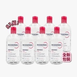 【BIODERMA】舒敏高效潔膚液 500mlx8入組(國際航空版/卸妝水)