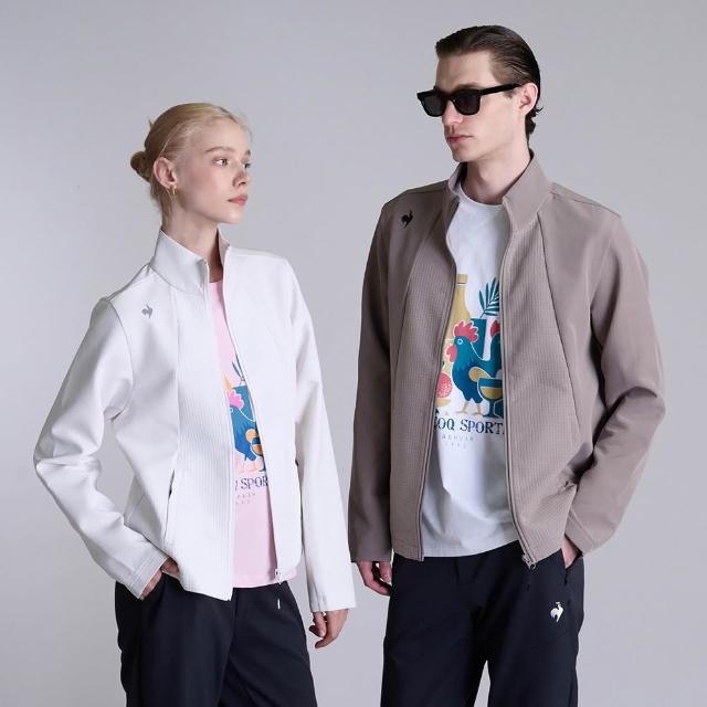 【LE COQ SPORTIF 公雞】防潑水 四面彈防風外套 男女款 3色 LWY61763_LWY62763