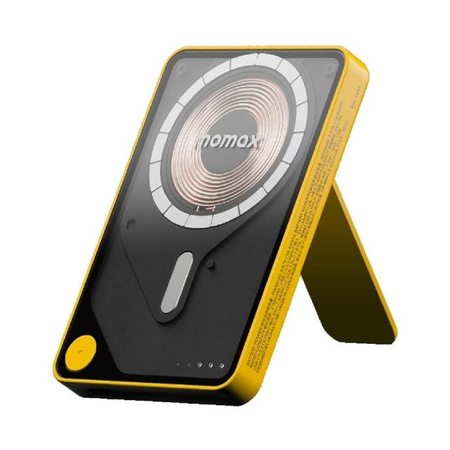 【Momax】5000mAh 磁吸內建USB-C線行動電源-附支架 型號1-Power X Pro (CCC認證) 中秋送禮
