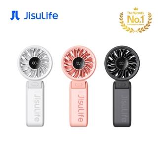 【JisuLife】(組合單品)几素 Handheld Fan Life7摺疊式 手持 掛脖高速風扇 LED螢幕 Type-C充電 隨身風扇