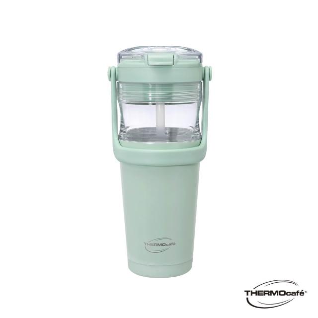 【THERMOcafe 凱菲】雙層真空保溫陶瓷塗層快拆隨手瓶620ml(TCDB-700S)