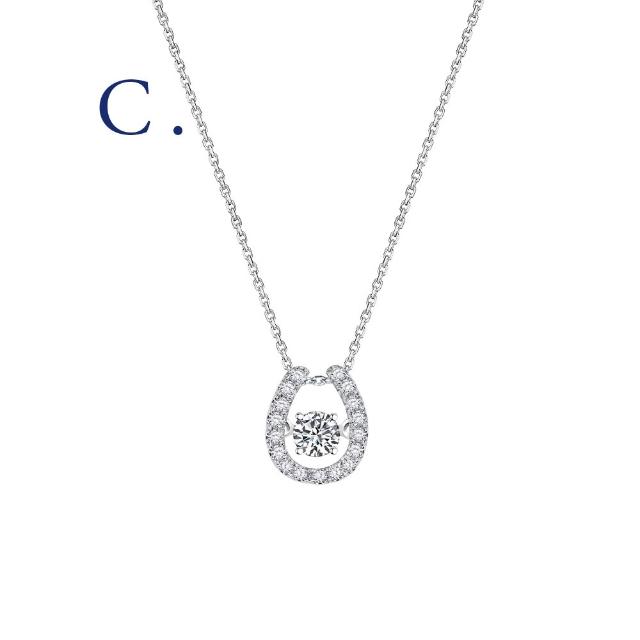 【IS DIAMOND】50分 極美D色 滿鑽鑽石項鍊/手鍊/耳環 任選 馬蹄 十字 星環(培育鑽石)