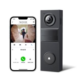 【TP-Link】Tapo D205 2K 3MP 電池式 AI智慧門鈴 Wi-Fi門鈴 160°超廣角 支援512GB記憶卡