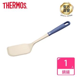 【THERMOS 膳魔師】momo獨家迷霧星空不沾鍋專用矽膠鍋鏟(Z-UTN-CT-BL)