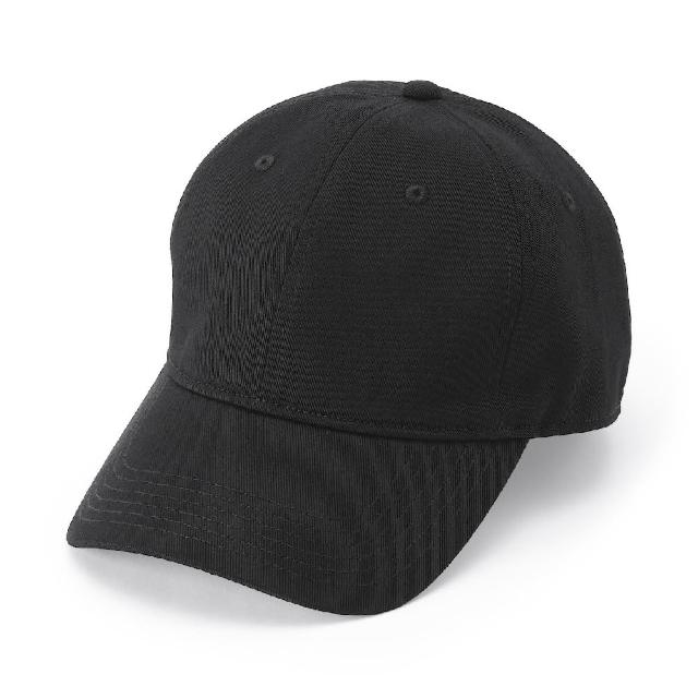 【MUJI 無印良品】棉斜紋織棒球帽55-59cm (黑色/米色/暗藍/深摩卡棕)