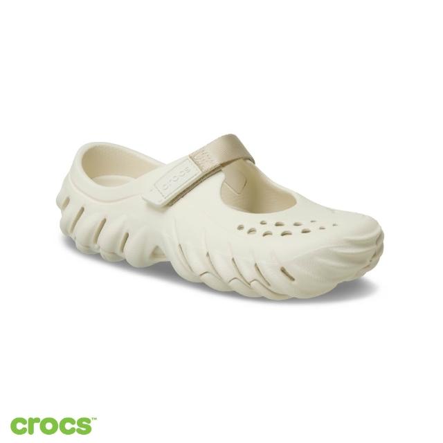 【Crocs】女鞋 Echo Mary Jane 波波瑪麗珍克駱格 洞洞鞋 基本色(211996)